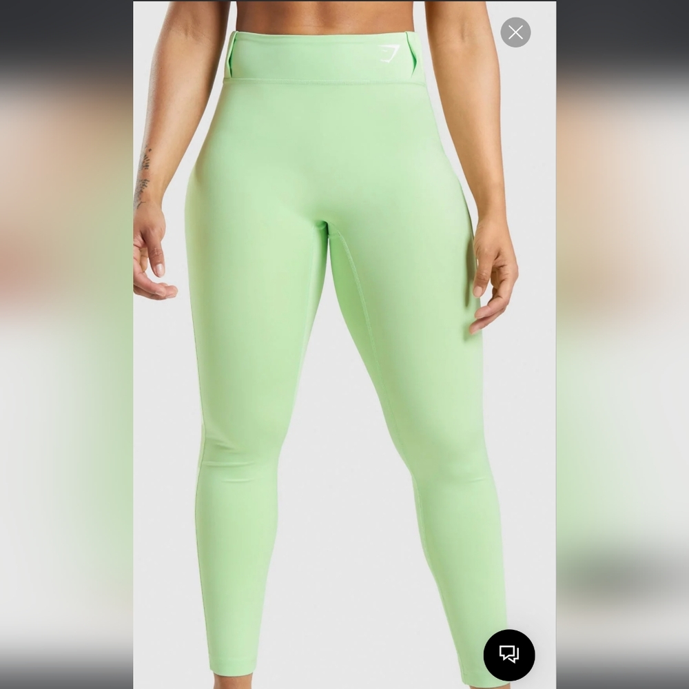 Gymshark Sport Leggings, Bali Green, Size L